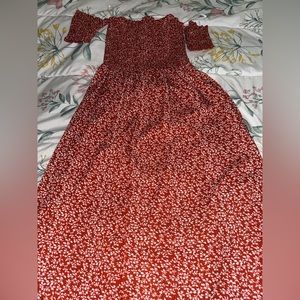 Perfect fall maxi dress size s